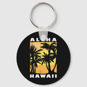 Aloha Beaches Hawaii Palm Beach Vakantie Vintage S Sleutelhanger