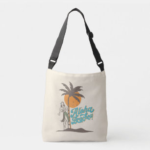 Aloha Beaches Hula Girl Hawaii Hawaiian Retro Crossbody Tas