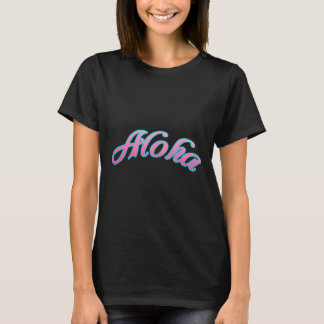 Aloha Beaches Kleurrijke Ananas Surfen (2-zijdig) T-shirt