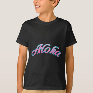 Aloha Beaches Kleurrijke Ananas Surfen (2-zijdig) T-shirt