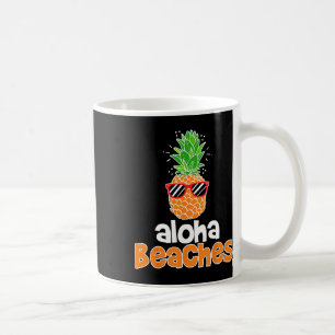 Aloha Beaches Pineapple Sungles Hawaiian Y'all Vac Koffiemok
