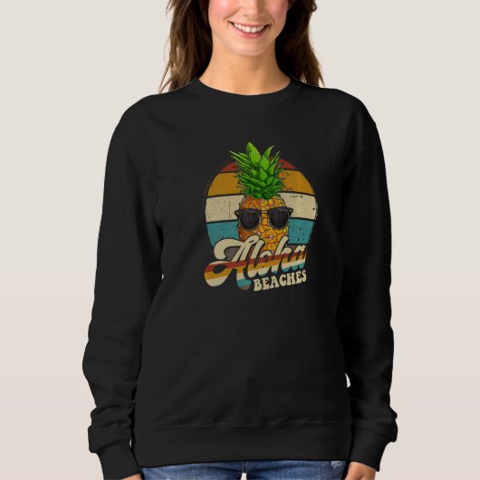 Aloha Beaches Pineapple Zonnebril Aloha Hawaii Ha Trui (Voorkant)