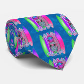 Aloha beaches Summer Surfing Pineapple Stropdas (Opgerold)