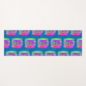 Aloha beaches Summer Surfing Pineapple Yogamat (Voorkant (horizontaal))