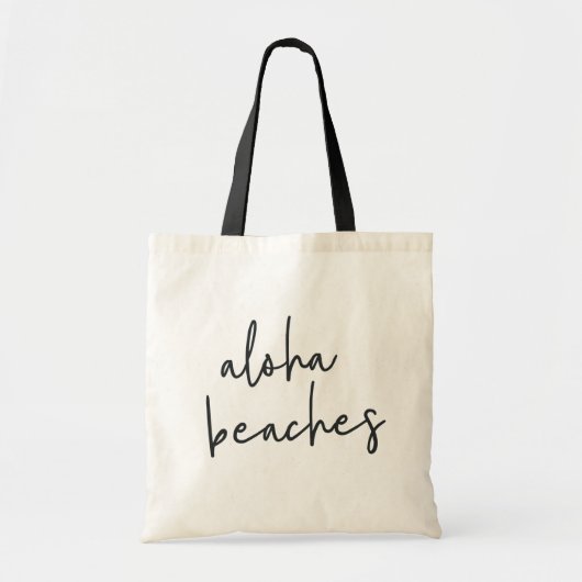 Aloha Beaches Tote Bag (Voorkant)