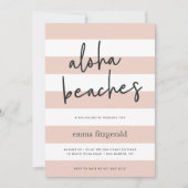 Aloha Beaches | Uitnodiging Weekend Getaway (Voorkant)