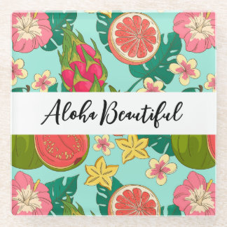 Aloha Beautiful Glass Onderzetter Glazen Onderzetter