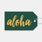 Aloha Bedankt Cadeaulabel (Voorkant (Horizontaal))