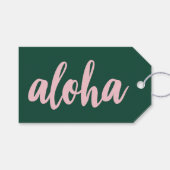 Aloha Bedankt Cadeaulabel (Voorkant (Horizontaal))
