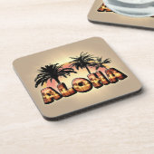 Aloha Bier Onderzetter (Linkerzijde)