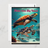 Aloha Big Island Hawaii Briefkaart (Voorkant / Achterkant)