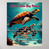 Aloha Big Island Hawaii Poster (Voorkant)