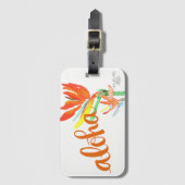 Aloha Bird of Paradise Luggage / Bag Labels - Oran (Voorkant (verticaal))