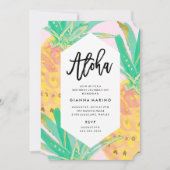 Aloha Birthday Uitnodiging (Voorkant)