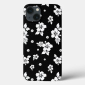 Aloha Black Classic Hawaiian Seamless Pattern Case-Mate iPhone Case (Achterkant)