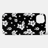 Aloha Black Classic Hawaiian Seamless Pattern Case-Mate iPhone Case (Achterkant (horizontaal))