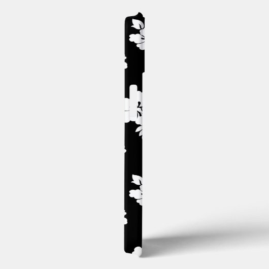 Aloha Black Classic Hawaiian Seamless Pattern Case-Mate iPhone Case (Achterkant / Rechts)