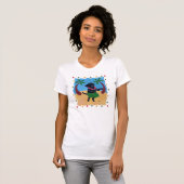 Aloha Black Lab stippen T-shirt (Voorkant volledig)