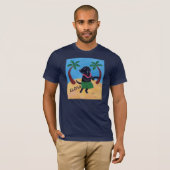 Aloha Black Lab T-shirt (Voorkant volledig)