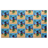 Aloha Black Labrador Stof (Yard (91,4 cm))