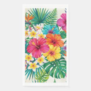 Aloha Bloeiende Tropische Gast Handdoek Servet