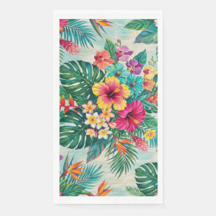 Aloha Bloeiende Tropische Gast Handdoek Servet
