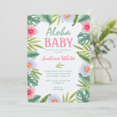 Aloha Bloemen Kaart (Staand voorkant)