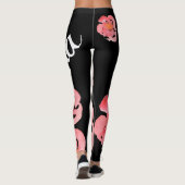 Aloha Bloemen Leggings (Achterkant)