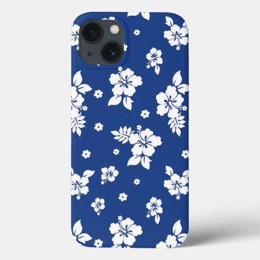 Aloha Blue Classic Hawaiian Seamless Pattern Case-Mate iPhone Case (Achterkant)