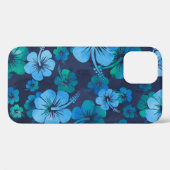 Aloha Blue Hawaiian Hibiscus Floral print Case-Mate iPhone Case (Achterkant (horizontaal))