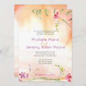 Aloha Boho Freesia Roze Pop  Kaart (Voorkant / Achterkant)