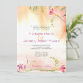 Aloha Boho Freesia Roze Pop  Kaart (Staand voorkant)