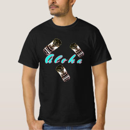 Aloha Bouncing Tiki Masks T-shirt