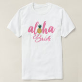 Aloha Bride White T-shirt (Design voorkant)