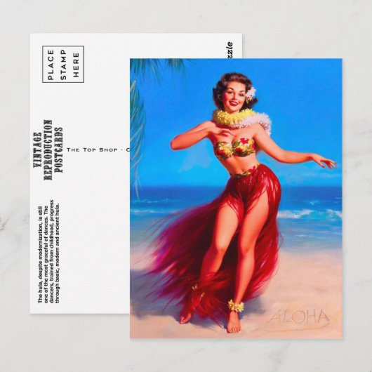 Aloha Briefkaart (Voorkant / Achterkant)