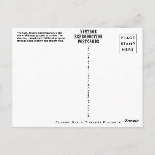 Aloha Briefkaart (Achterkant)