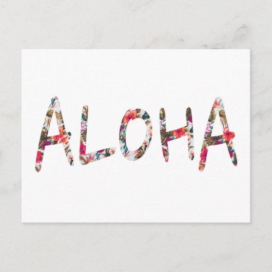 Aloha Briefkaart (Voorkant)