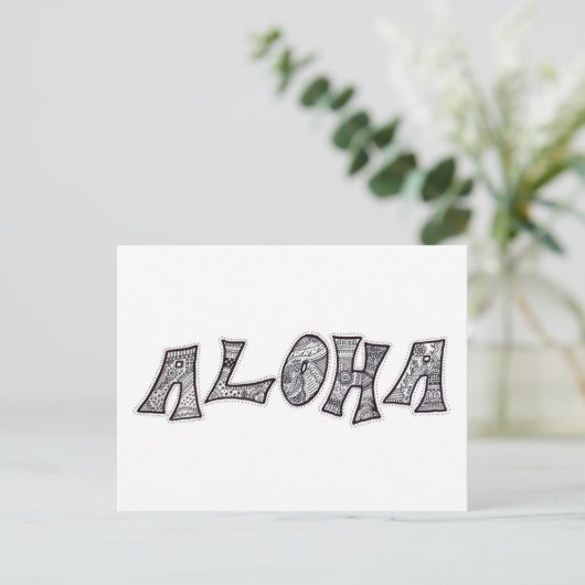 Aloha Briefkaart (Staand voorkant)