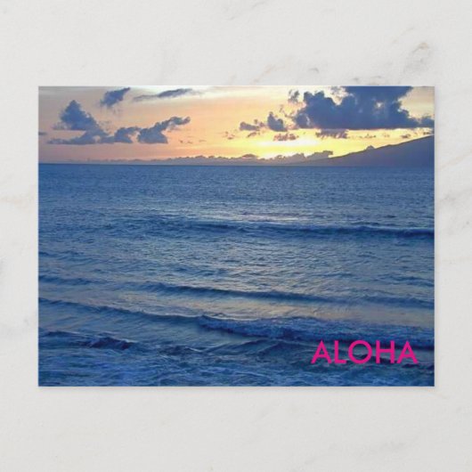 ALOHA BRIEFKAART (Voorkant)
