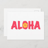 Aloha Briefkaart (Voorkant / Achterkant)