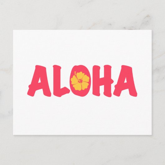 Aloha Briefkaart (Voorkant)