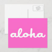 Aloha! Briefkaart (Voorkant / Achterkant)