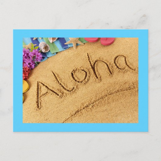 Aloha Briefkaart (Voorkant)