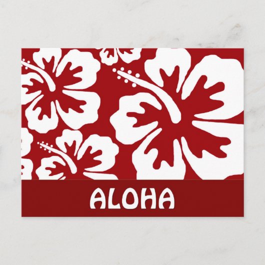 Aloha Briefkaart (Voorkant)