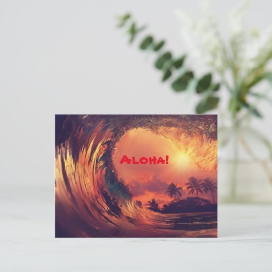 Aloha Briefkaart (Staand voorkant)