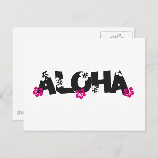 Aloha Briefkaart (Voorkant / Achterkant)