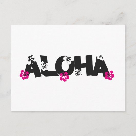 Aloha Briefkaart (Voorkant)
