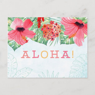 aloha briefkaart , aloha - groetings - kaart