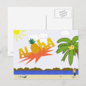 ALOHA-Briefkaart Briefkaart (Voorkant / Achterkant)