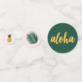 Aloha Bruiloft Feest Tafel Confetti (Voorkanten)